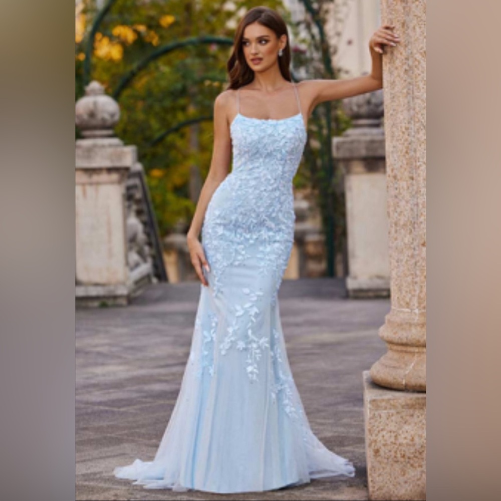 Sky Blue Prom Dress New With Tags!